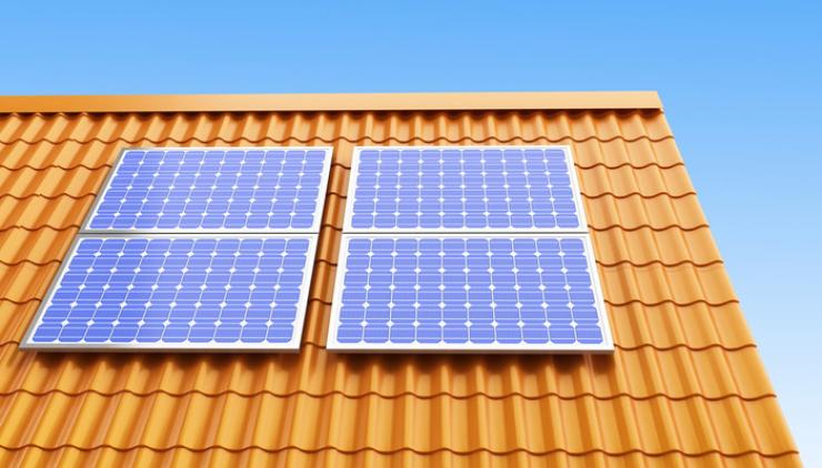 Pose de panneaux solaires près de Louvain